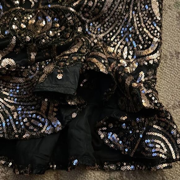 Angel Biba Romantics Sparkly Mini Dress size 8 - Picture 8 of 13